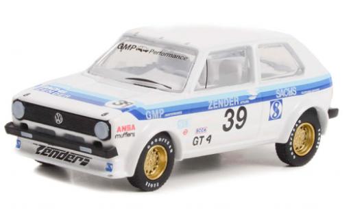 Volkswagen Golf 1/64 Greenlight I Rabbit bianco/Décorer 1975 modellino in miniatura