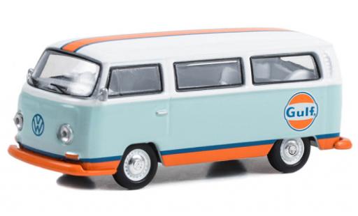 Volkswagen T2 1/64 Greenlight bus Gulf 1968 modellino in miniatura