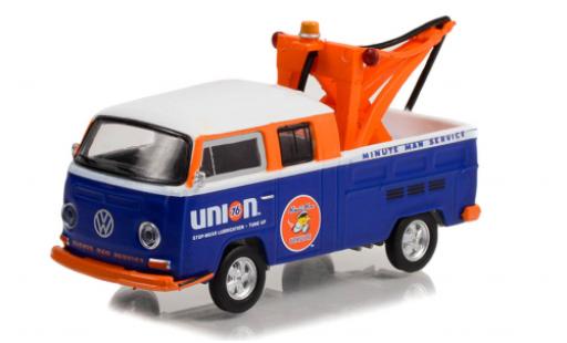Volkswagen T2 1/64 Greenlight cabine double Union 76 1969 modellino in miniatura