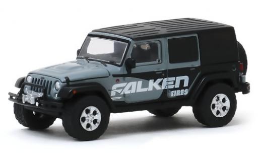 Jeep Wrangler 1/64 Greenlight Unlimited Falken Tires 2014 modellino in miniatura