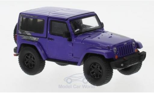 Jeep Wrangler 1/43 Greenlight Winter Edition lila 2017 modellino in miniatura
