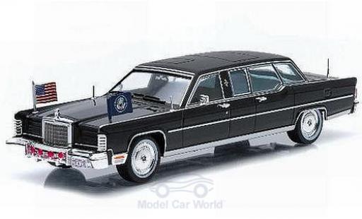 Lincoln Continental 1/43 Greenlight nero Ronald Reagan 1972 modellino in miniatura
