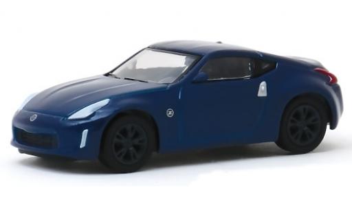 Nissan 370Z 1/64 Greenlight Coupe metallico blu 2020 modellino in miniatura