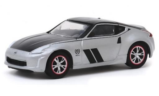 Nissan 370Z 1/64 Greenlight grigio/nero 2020 50th Anniversaire modellino in miniatura