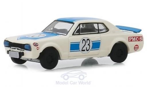 Nissan Skyline 1/64 Greenlight 2000 GT-R RHD No.23 1971 modellino in miniatura