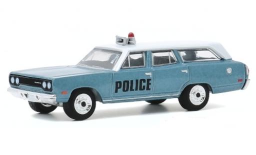 Plymouth Belvedere 1/64 Greenlight Emergency Wagon Police 1970 modellino in miniatura