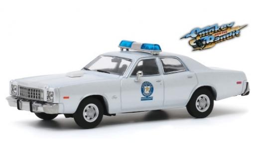 Plymouth Fury 1/43 Greenlight Arkansas Sheriff - Deeson County Police 1975 Smokey and the Bandit modellino in miniatura