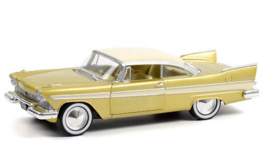 Plymouth Fury 1/18 Greenlight - Checker Cab verde 1976 modellino in miniatura