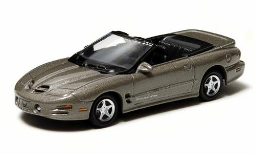 Pontiac Firebird 1/64 Greenlight T/A Convertibile metallico grigio 1999 sans Vitrine modellino in miniatura
