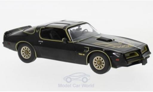Pontiac Firebird 1/43 Greenlight Trans Am nero Smokey and the Bandit 1977 modellino in miniatura