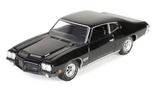 Pontiac GTO 1/64 Greenlight schwarz 1971 1:64 modellino in miniatura