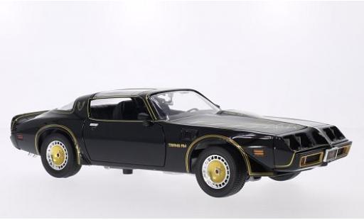 Pontiac Trans Am 1/18 Greenlight nero/Dekor 1980 Smokey The Bandit II modellino in miniatura