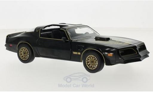 Pontiac Trans Am 1/24 Greenlight nero/gold Smokey and the Bandit I 1977 modellino in miniatura