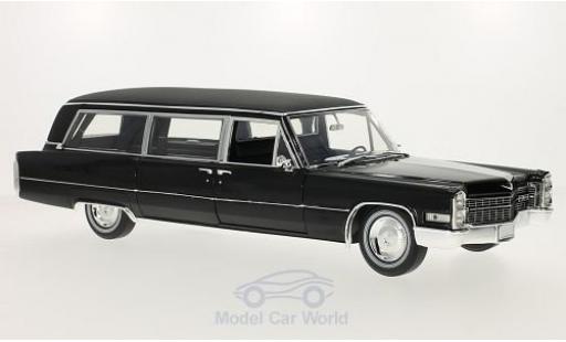 Cadillac S & S 1/18 Greenlight Limousine nero 1966 modellino in miniatura