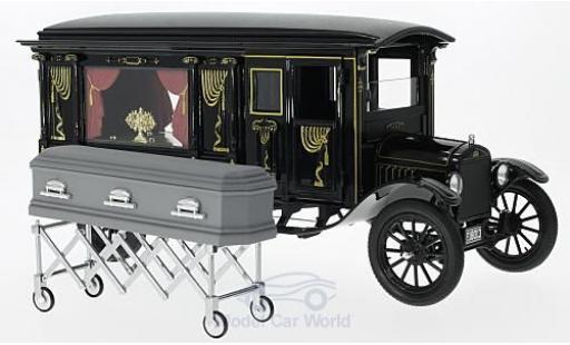 Ford Model T 1/18 Greenlight Hearse nero 1921 modellino in miniatura