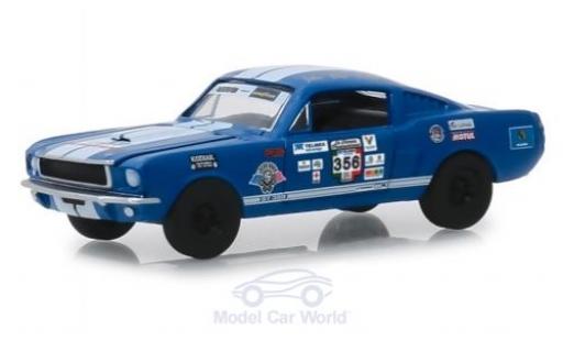Shelby GT 350 1/64 Greenlight blu No.356 La Carrera Panamericana 1965 modellino in miniatura