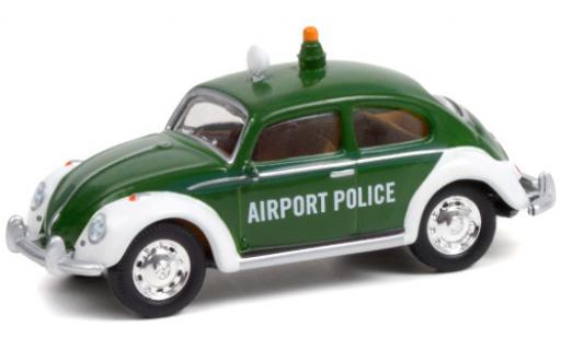 Volkswagen Beetle 1/64 Greenlight (Käfer) Kopenhagen Airport Police modellino in miniatura