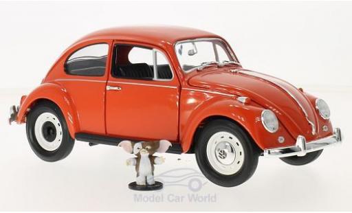 Volkswagen Beetle 1/18 Greenlight orange Gremlins 1967 mit Figur ohne Vitrine modellino in miniatura