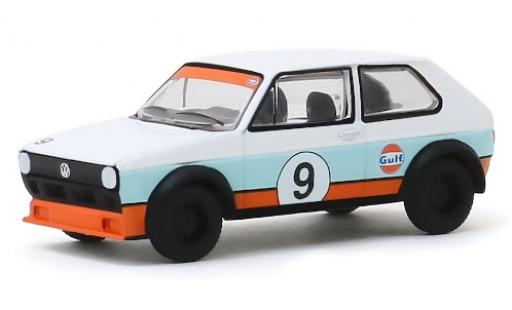 Volkswagen Golf 1/64 Greenlight I No.9 Gulf 1974 modellino in miniatura