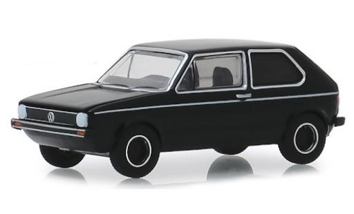 Volkswagen Golf 1/64 Greenlight Mk1 nero RHD 1976 modellino in miniatura