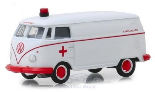 Volkswagen T1 1/64 Greenlight Kastenwagen bianco/rosso Krankenwagen 1964 modellino in miniatura