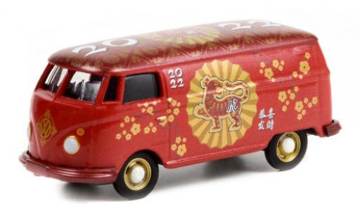Volkswagen T1 1/64 Greenlight Kastenwagen Year Of The Tiger 2022 modellino in miniatura