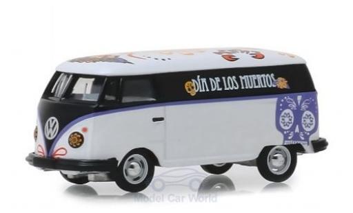 Volkswagen T1 1/64 Greenlight Panel Van Dia de los Muertos modellino in miniatura