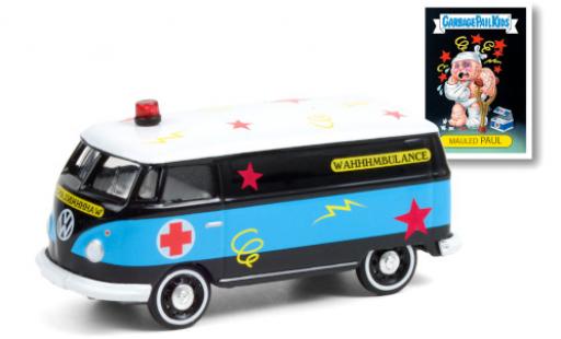Volkswagen T1 1/64 Greenlight Panel Van Wahhhmbulance 1965 modellino in miniatura