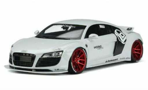 Audi R8 1/18 GT Spirit LB-Works bianco modellino in miniatura