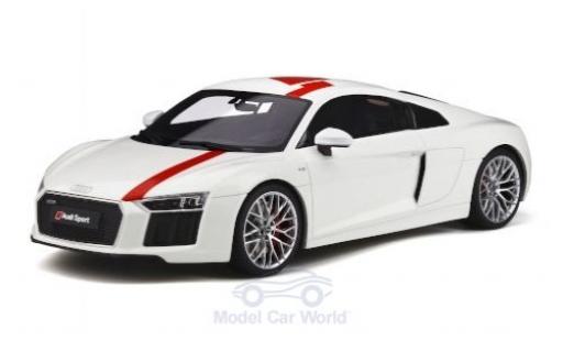 Audi R8 1/18 GT Spirit V10 RWS bianco 2018 modellino in miniatura