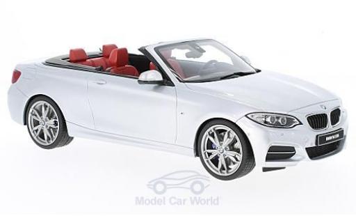 Bmw M2 1/18 GT Spirit 35i M Performance Cabriolet grigio modellino in miniatura