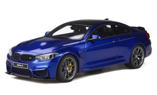 Bmw M4 1/18 GT Spirit CS (F82) metallico blu 2017 modellino in miniatura