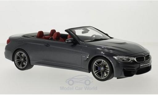 Bmw M4 F83 1/18 GT Spirit (F83) Cabriolet metallico grigio modellino in miniatura