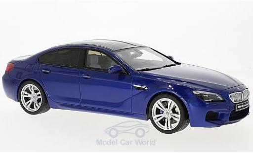 Bmw M6 1/18 GT Spirit Gran Coupe metallico blu modellino in miniatura