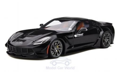Chevrolet Corvette 1/18 GT Spirit (C7) Prior Design nero modellino in miniatura