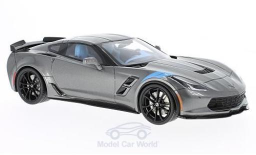Chevrolet Corvette C7 1/18 GT Spirit Grand Sport metallico grigio 2017 modellino in miniatura