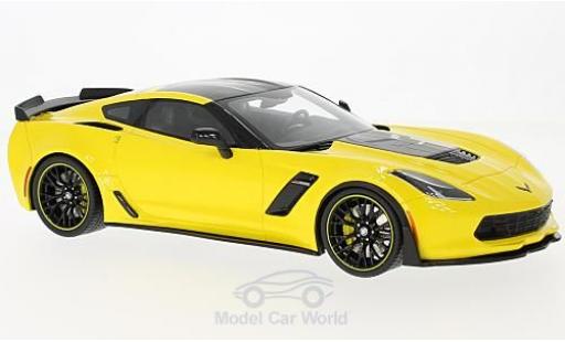 Chevrolet Corvette C7 1/18 GT Spirit Z06-C7.R Edition giallo/nero 2016 modellino in miniatura