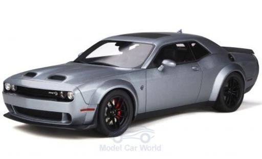Dodge Challenger 1/18 GT Spirit SRT Hellcat Redeye grigio 2018 modellino in miniatura