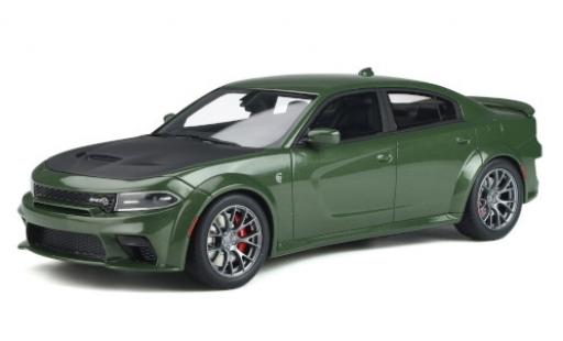 Dodge Charger 1/18 GT Spirit SRT Hellcat Widebody verde 2020 modellino in miniatura