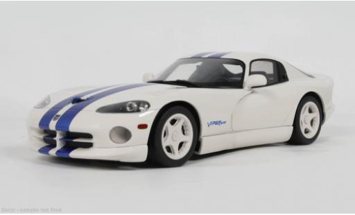 Dodge Viper 1/18 GT Spirit GTS weiss/blau 1996 1:18 modellino in miniatura