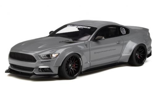Ford Mustang 1/18 GT Spirit by LB-Works grigio modellino in miniatura