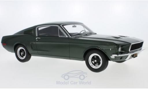 Ford Mustang 1/18 GT Spirit GT verde Bullitt 1968 modellino in miniatura
