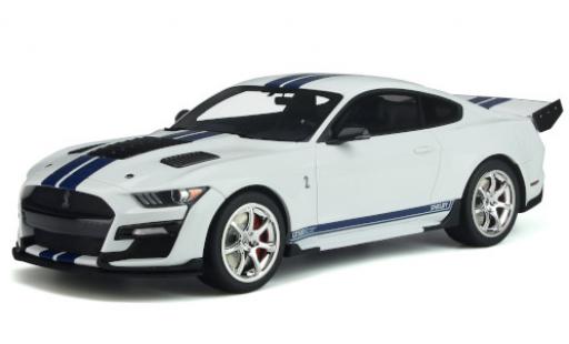 Ford Mustang 1/18 GT Spirit Shelby GT500 Dragon Snake bianco/blu 2020 modellino in miniatura
