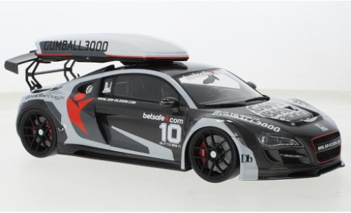 Audi R8 1/18 GT Spirit Body Kit Gumball 3000 nero/Décorer 2013 modellino in miniatura
