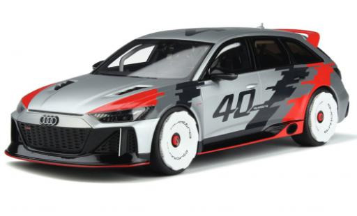 Audi RS6 1/18 GT Spirit GTO Concept grigio/Dekor 2020 modellino in miniatura