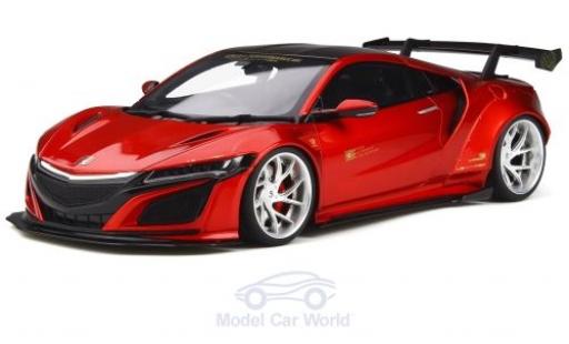 Honda NSX 1/18 GT Spirit LB-Works metallico rosso RHD modellino in miniatura