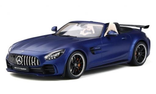 Mercedes AMG GT 1/18 GT Spirit -R Roadster matt-blu modellino in miniatura