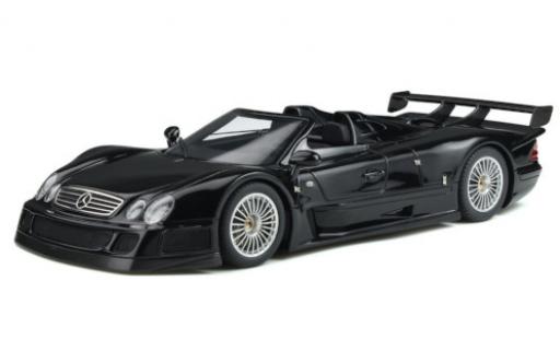 Mercedes CLK 1/18 GT Spirit GTR Roadster nero 1998 modellino in miniatura
