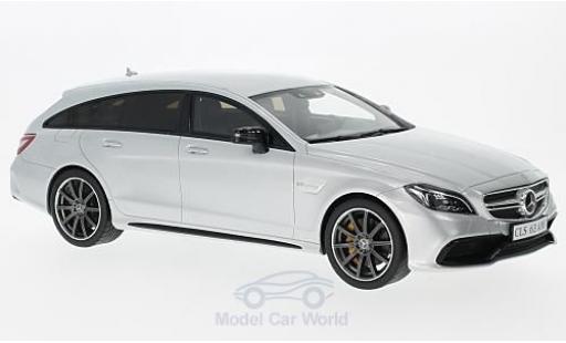 Mercedes CLS 1/18 GT Spirit 63 AMG Shooting Brake grigio 2014 modellino in miniatura