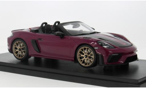 Porsche 718 1/18 GT Spirit Spyder RS rosa 2023 1:18 modellino in miniatura